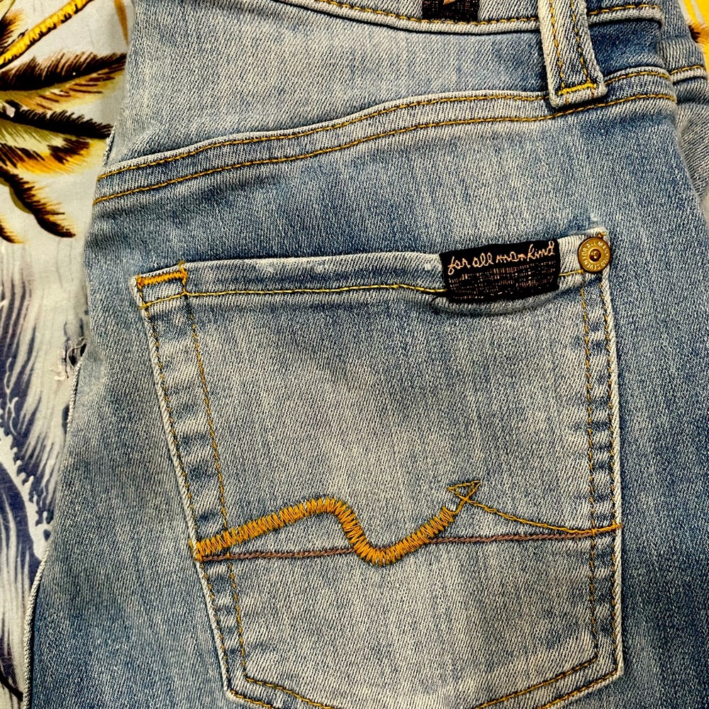 7 For All MaKind high waist denim